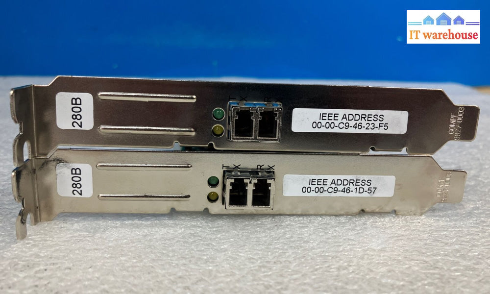 2X Ibm 80P4544 2Gbps Pci-X Single Port Lc Fiber Channel Adapter Card H13287A ~