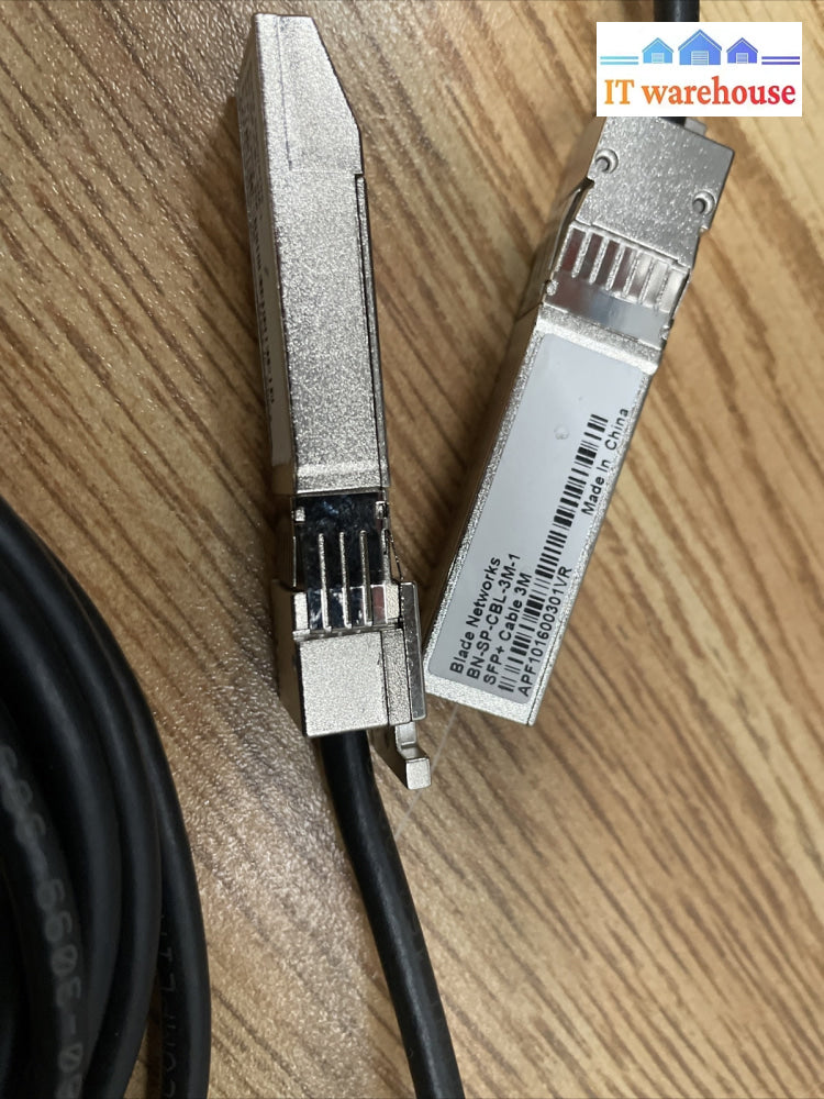 2x   IBM BN-SP-CBL-3M-1 10G SFP+ to SFP+ Passive Direct Attach Copper Cable