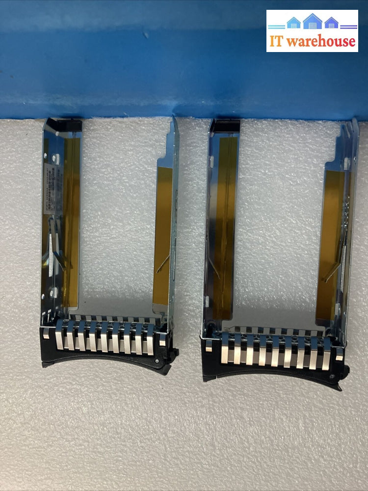 2X Ibm Sata 2.5’ Disk Drive Caddy Tray Fru 90Y8649 / 44T2216 ~