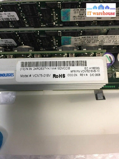 - 2x - IBM X Series Server Ram Module VCN75-018V VCN75018VB 24R2637 W/4x 2G RAM
