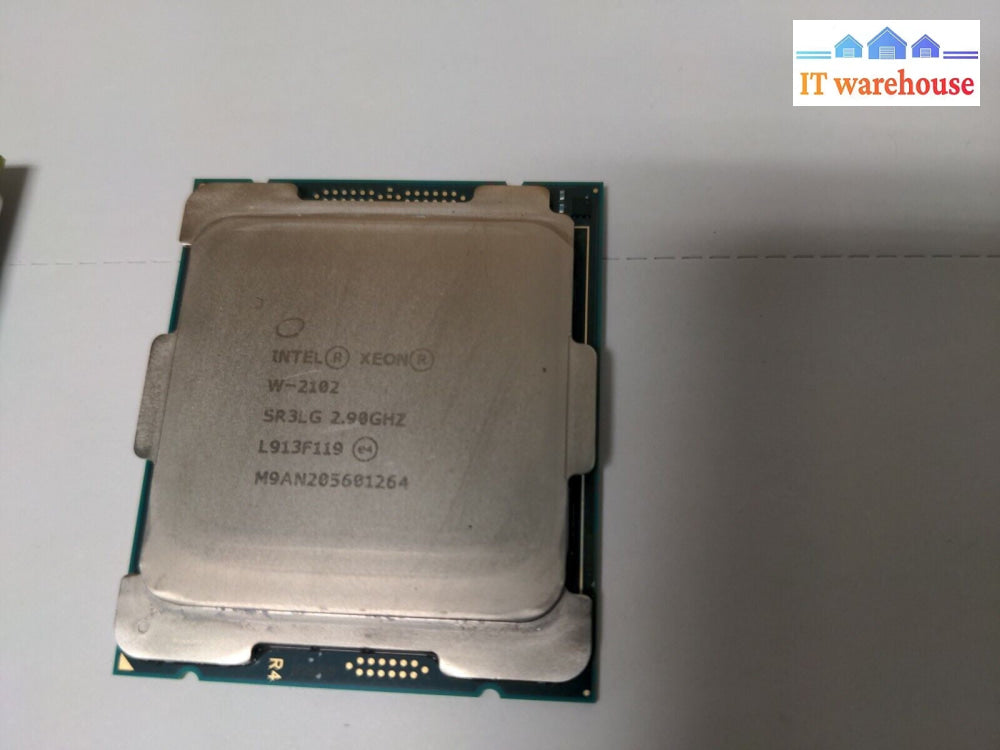 - 2x Intel Xeon W-2102 CPU 2.90 GHz SR3LG 4Core 8.25M 8.0GT/s LGA2066 Processor