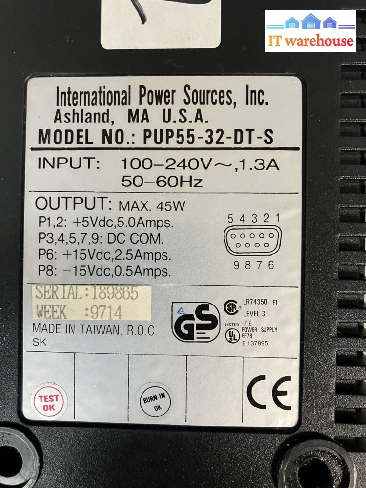 ~2X International Power Sources Pup55-32-Dt-S Supply 100-240V 1.3A 50-60Hz