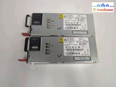 2x Lenovo RD630 640 530 DPS-800RB 800W PSU 80 plus 03X4368 Power Supply