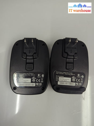 2x Logitech Alert POE Power Adapter NA750-A / NA750  -