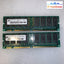 2x  Micron MT16LSDT3264AG-133B1 256MB PC133 SDRAM desktop Memory