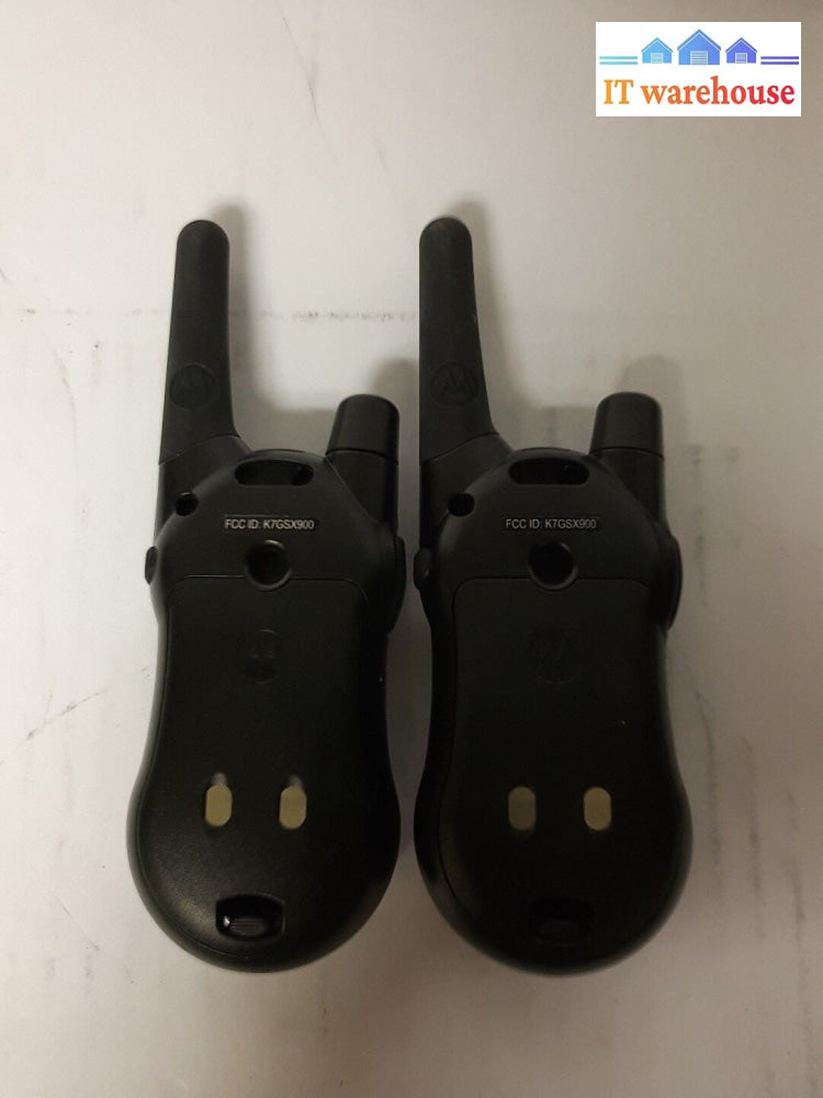 - 2x MOTOLORA SX620R SX620 TWO-WAY RADIOS WITH  CHARGER  