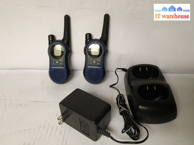 - 2x MOTOLORA SX620R SX620 TWO-WAY RADIOS WITH  CHARGER  