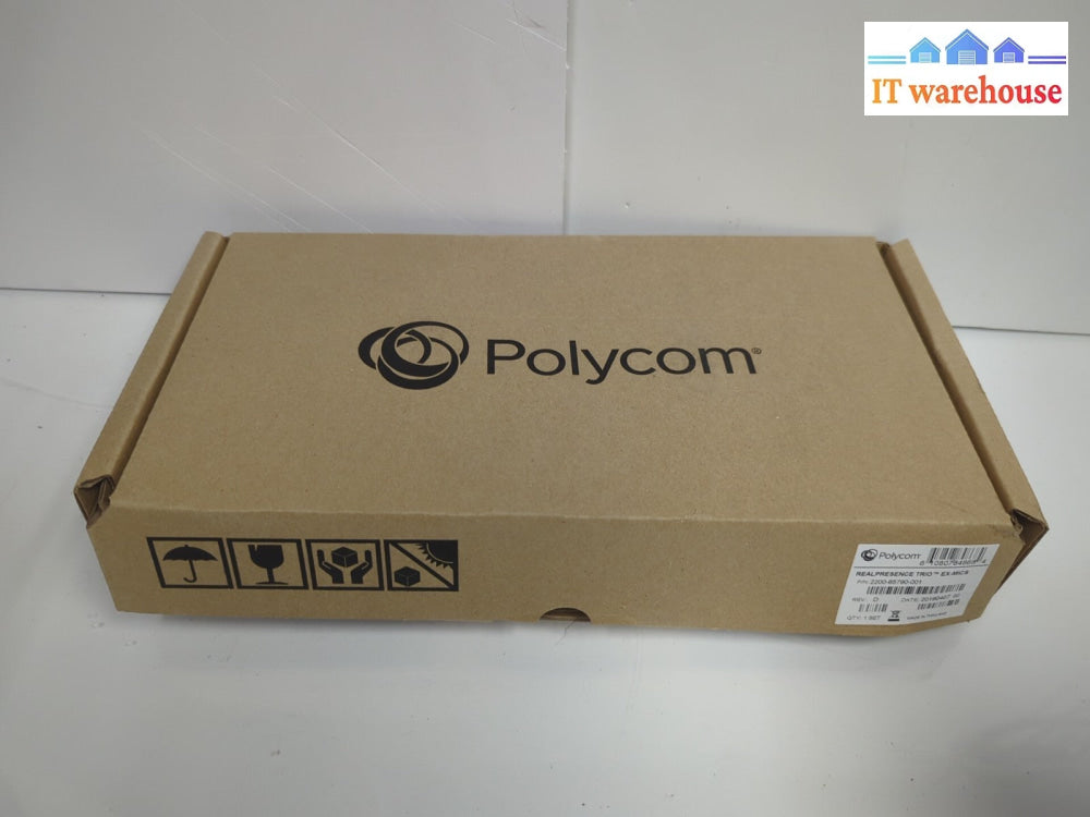 2x New Polycom 2201-69085-001 RealPresence Trio Expansion Microphone 2200-65790-
