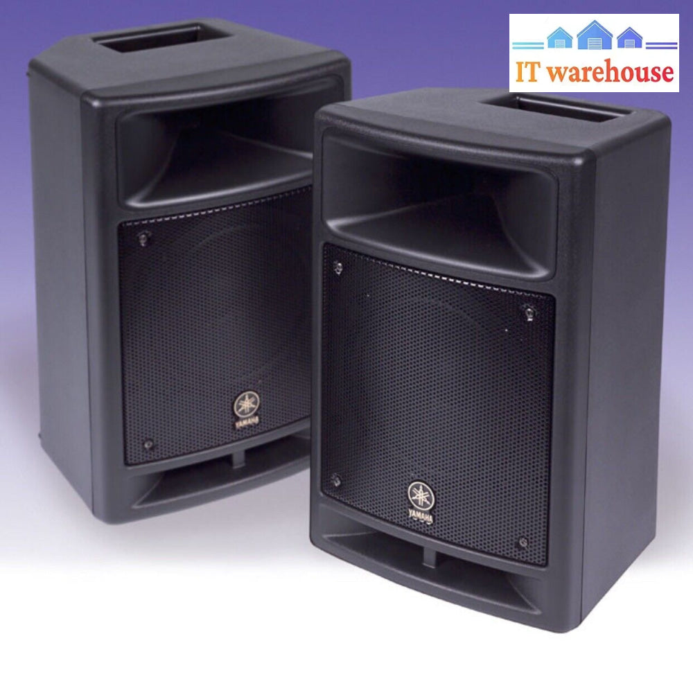 2x New Yamaha Stagepas 300 150W Portable PA System Speakers (NO MIXER)