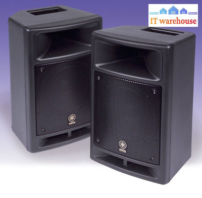 2x New Yamaha Stagepas 300 150W Portable PA System Speakers (NO MIXER)