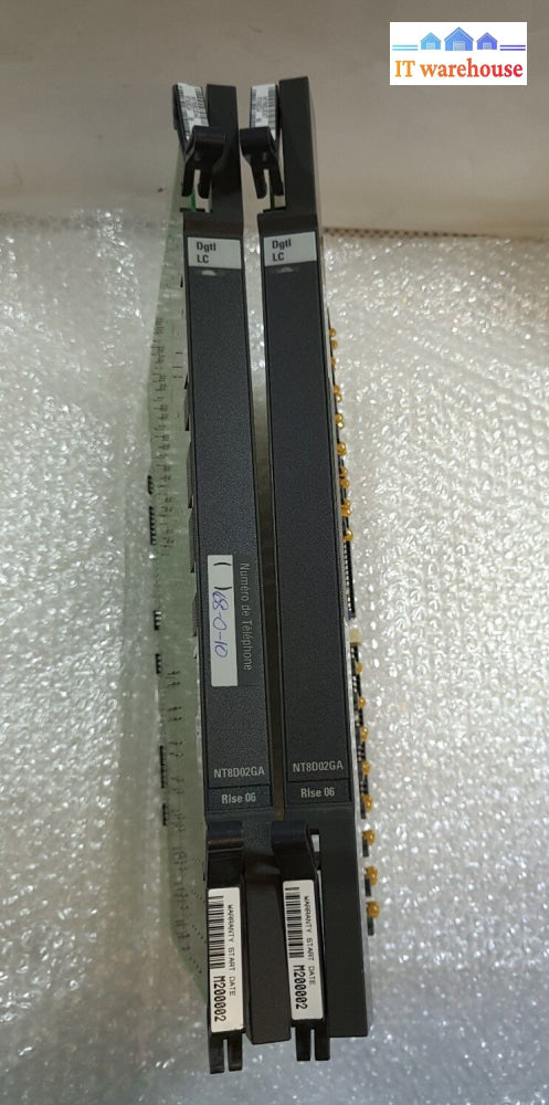 -2X Nortel Nt8D02Ga Digital Line Card Rise 06