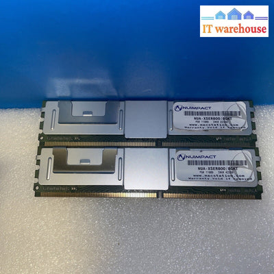 * 2X NUIMPACT NUA-XSER800 / 8GKT SERVER RAM MEMORY