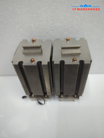2x Original Apple 593-0601 Mac Pro A1186 CPU Heatsink Fan Cooler  -