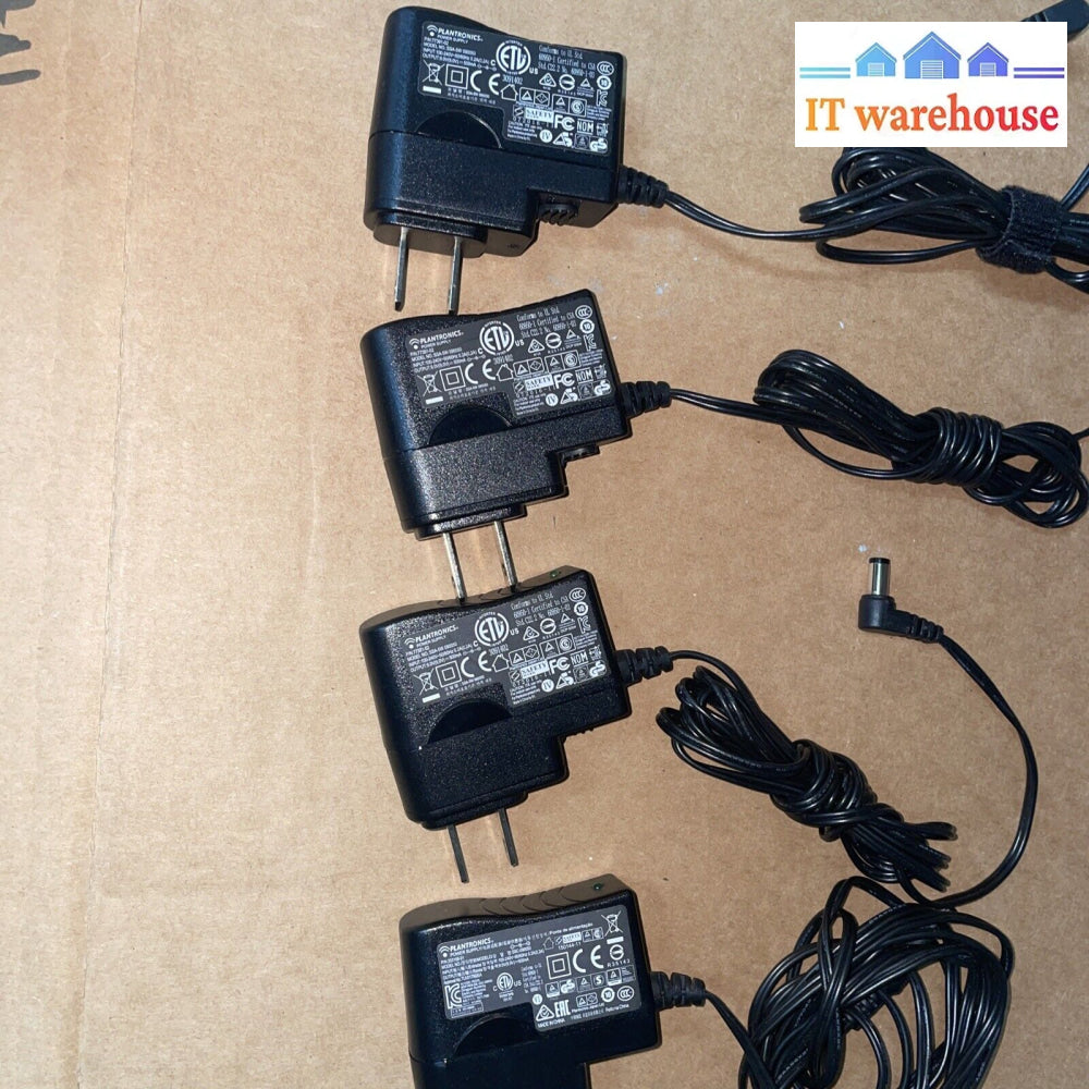 4X Plantronics Oem Ac Power Adapter 77391-01 80089-05 Ap15 Ip4 M10 M12 M22 Mx10