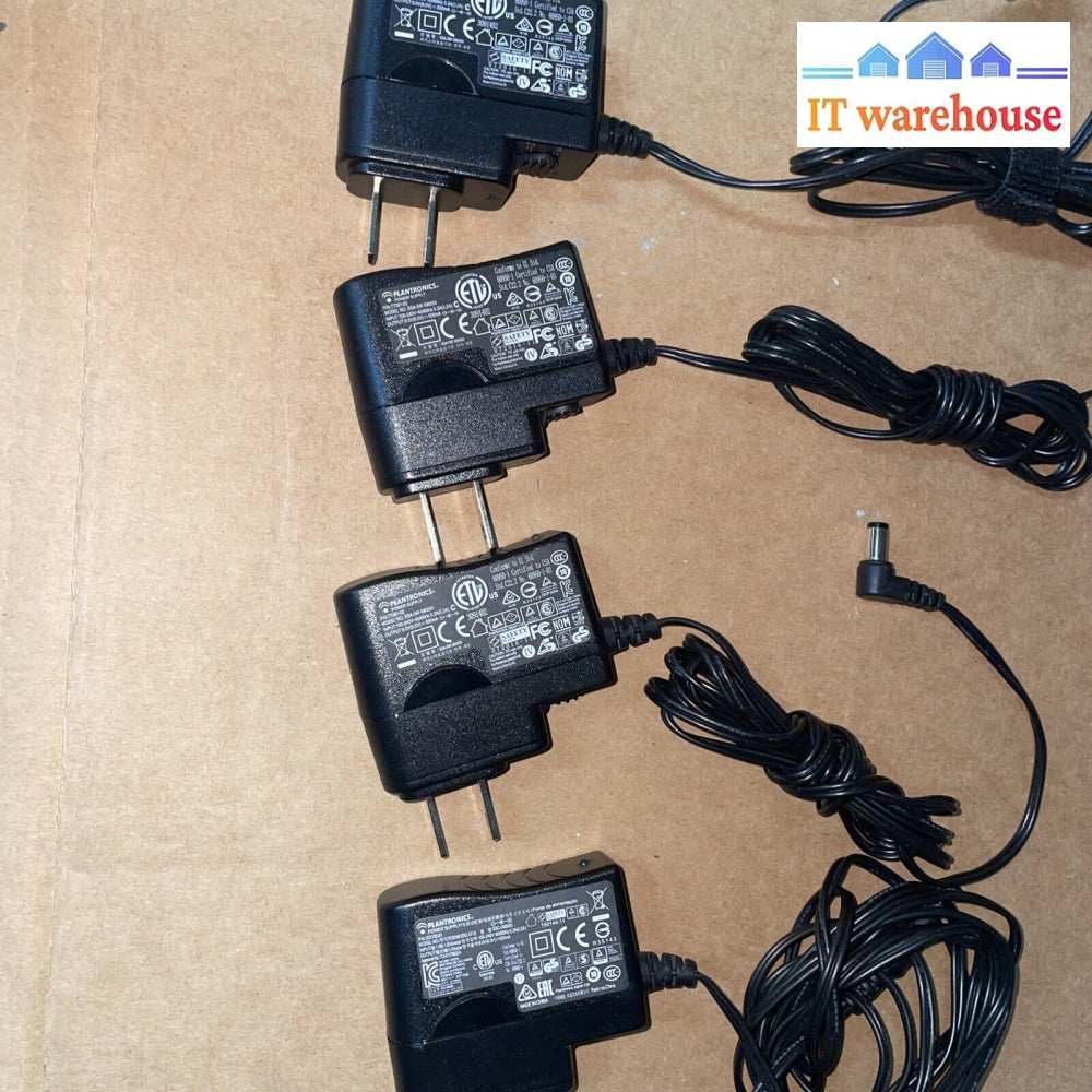 4X Plantronics Oem Ac Power Adapter 77391-01 80089-05 Ap15 Ip4 M10 M12 M22 Mx10