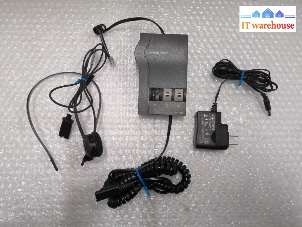 -   2x Plantronics HW540 Headset & M22  Headset Amplifier W/ AC ADAPTER