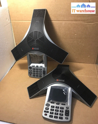 2X Polycom Cx3000 Voip Ip Poe Conference Phone 2201-15810-001 ***New