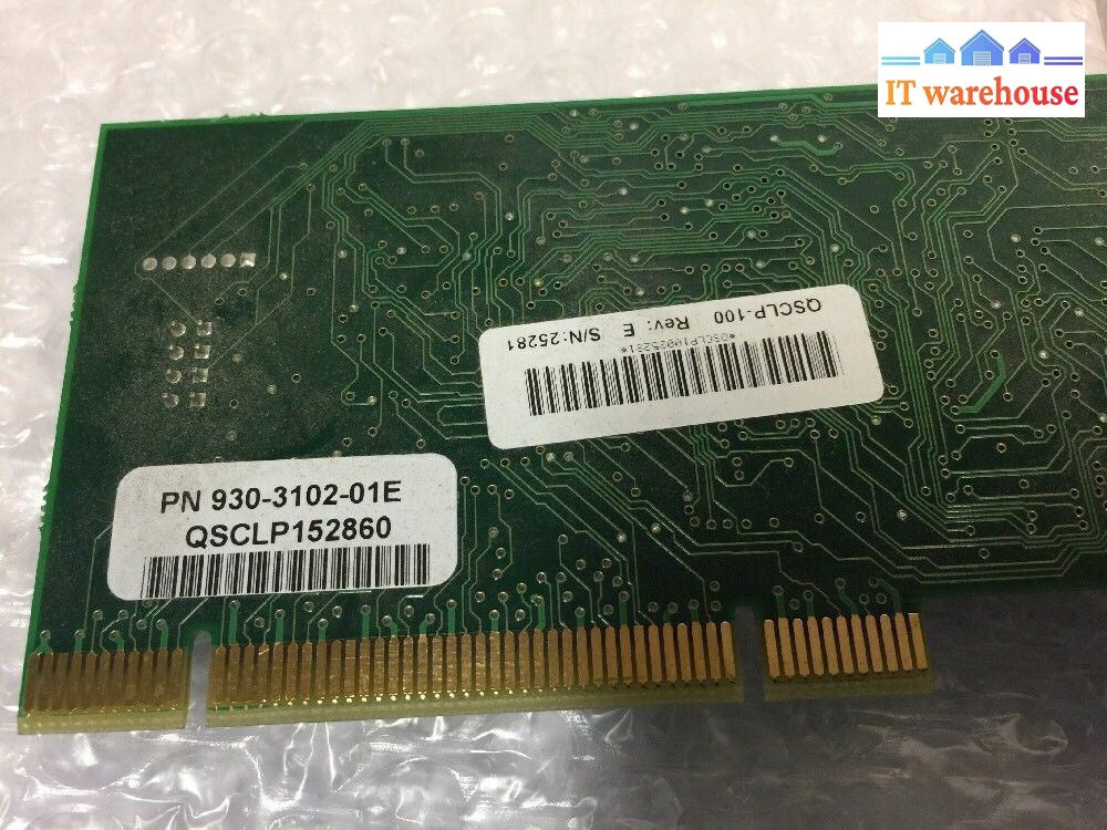 - 2X Quatech Dsclp/Ssclp-100 Low Profile Serial Adapter Card P/N 930-3102-01F-G