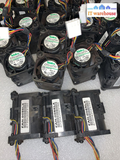 (2x) R40W12BS5AC-65 SuperMicro UltraFlo 12V 0.8A 1U Cooling Fan FAN-0086L4