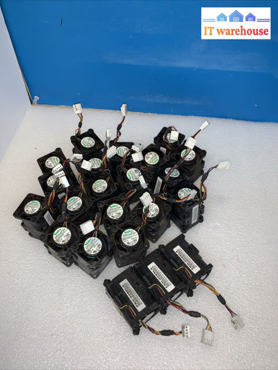 (2x) R40W12BS5AC-65 SuperMicro UltraFlo 12V 0.8A 1U Cooling Fan FAN-0086L4