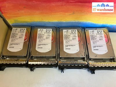 2x Seagate Cheetah T10 ST3146755SS 146GB RPM 15K 0WR711 SAS HDD W/ CADDY 0F9541