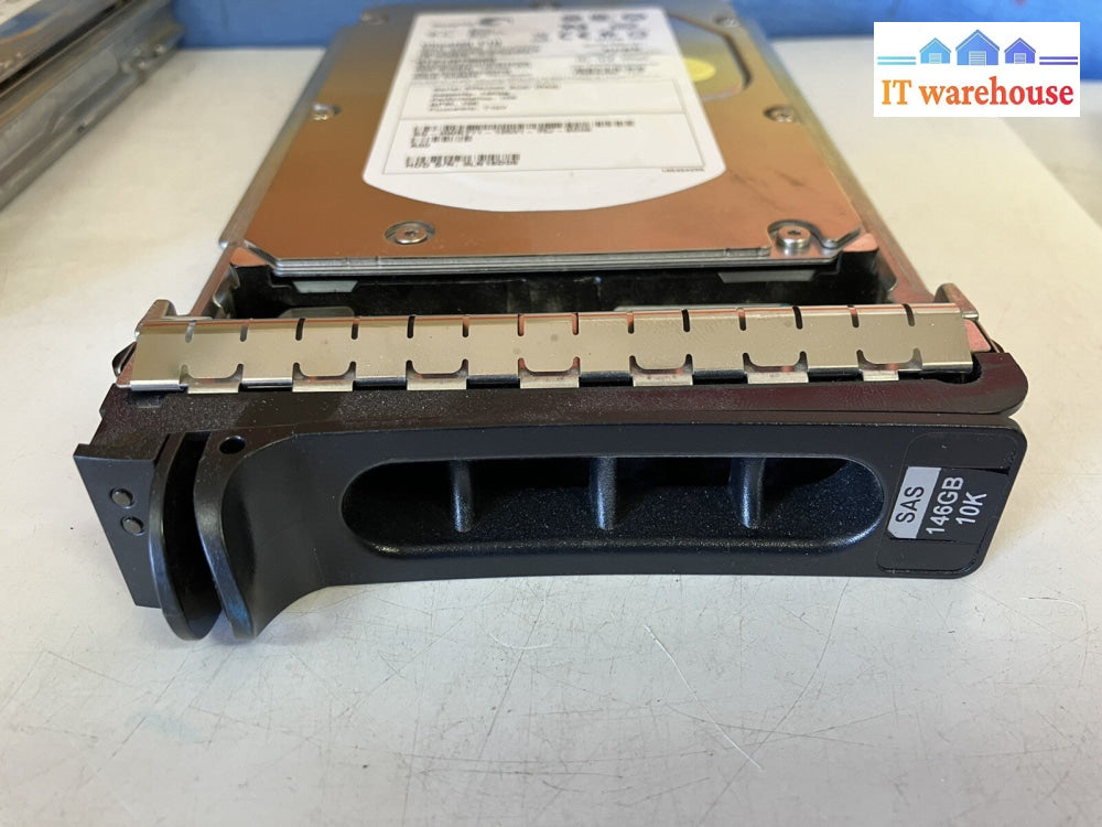 2x Seagate Cheetah T10 ST3146755SS 146GB RPM 15K 0WR711 SAS HDD W/ CADDY 0F9541