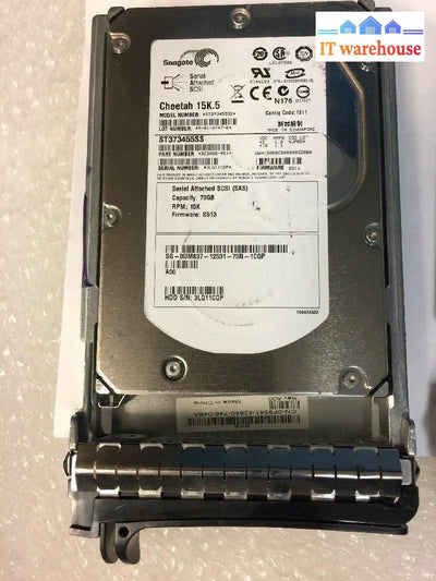 + 2X SEAGATE HDD 73GB SAS 15K ST373455SS 9Z3066-051 UM837 S513 W/CADDY F9541 @@@