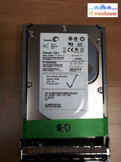 $ 2x Seagate ST3300655SS 300GB 15K RPM 3.5'' SAS Hard Drive