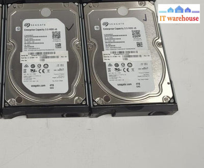 2x SEAGATE ST4000NM0025 1V4207 4TB 3.5’’ SAS ENTERPRISE HDD W/Caddy Tested