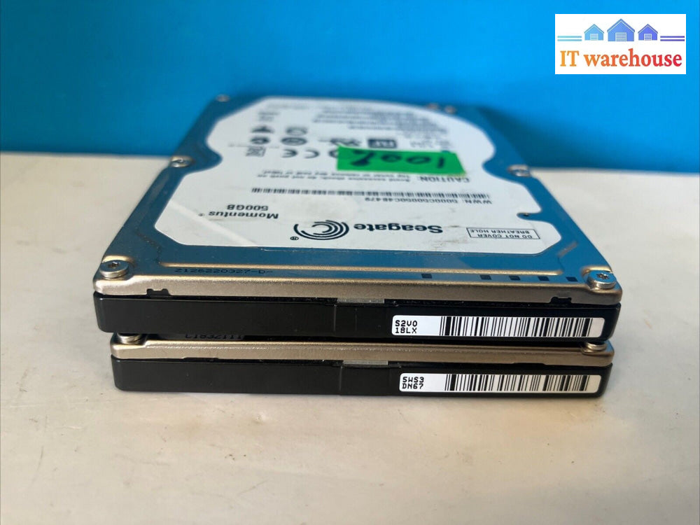 2x Seagate ST9500423AS Momentus 500GB 7200RPM SATA 2.5" Hard Drive 9RT143-285 ~