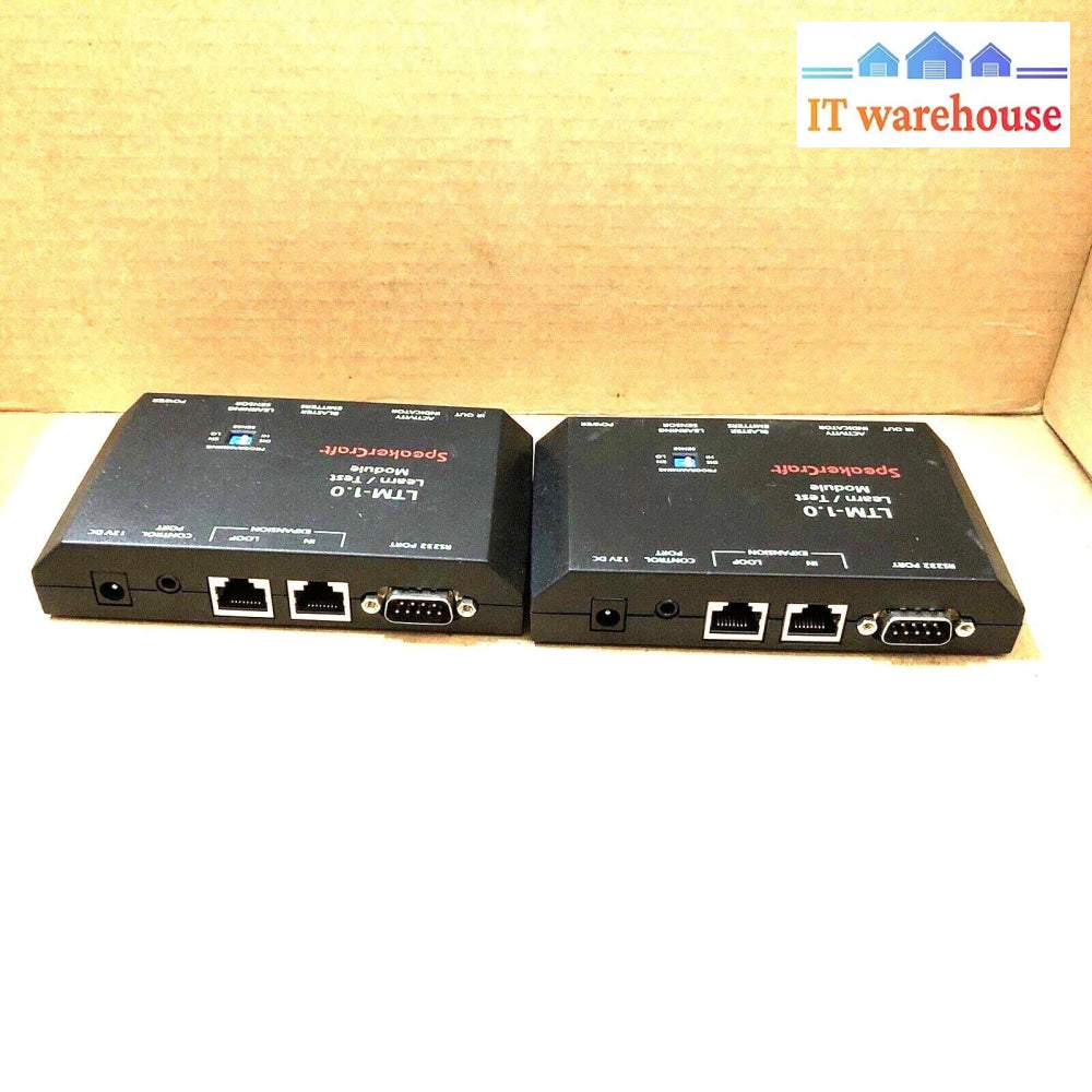 $ 2x SpeakerCraft Ltm-1.0 Learn Test Module no AC