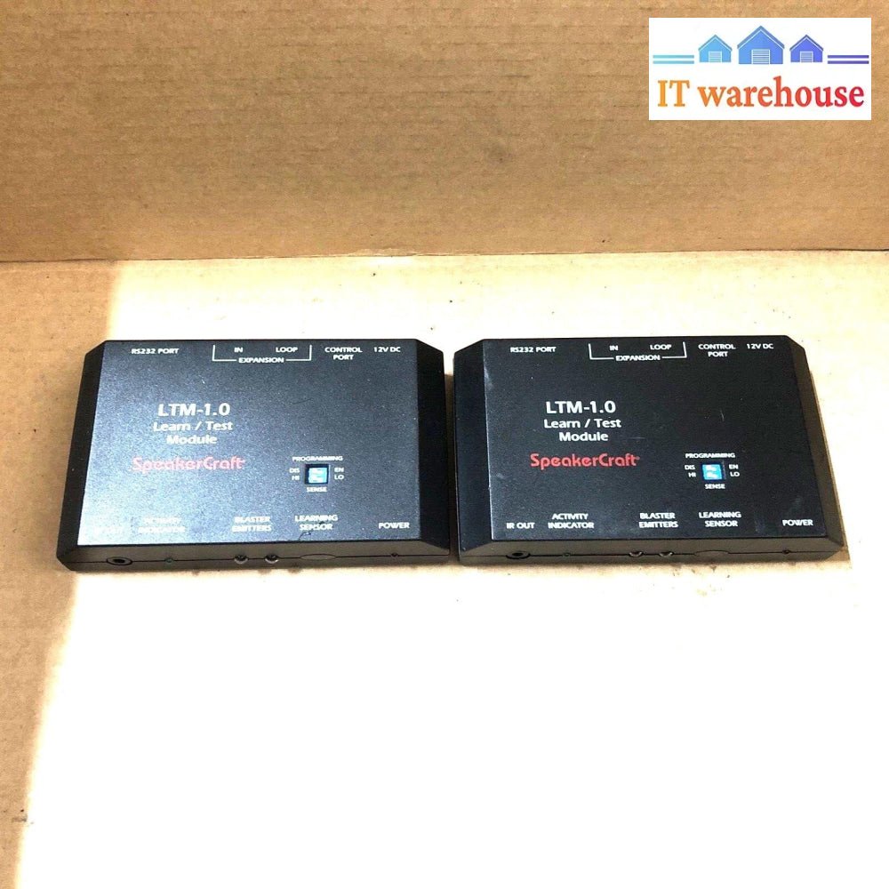 $ 2x SpeakerCraft Ltm-1.0 Learn Test Module no AC