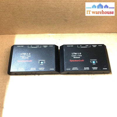 $ 2x SpeakerCraft Ltm-1.0 Learn Test Module no AC