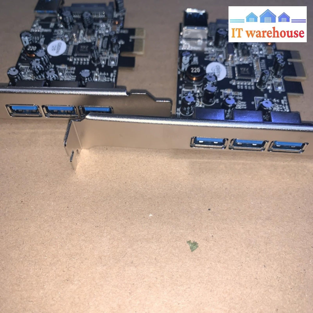 (2x)  StarTech 4 Port PCIe USB 3.0 Card -3 External/ 1 Internal 5Gbps PEXUSB3S42