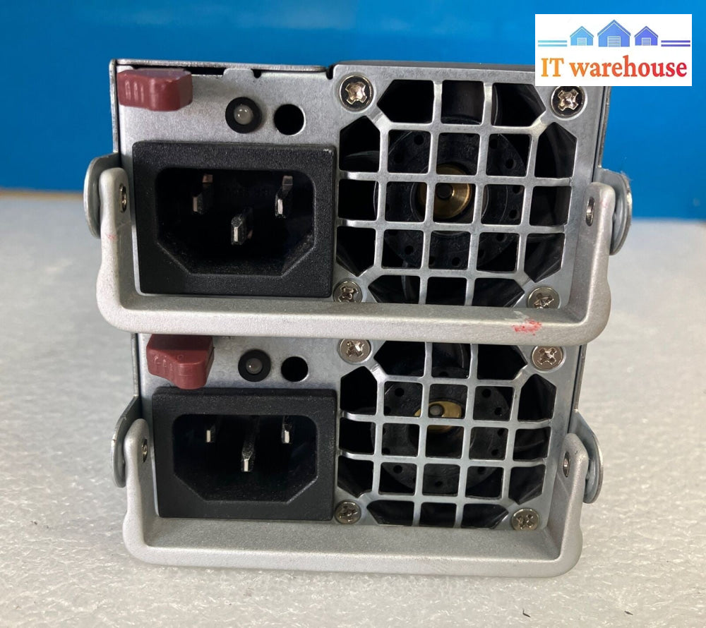 2x Supermicro Ablecom PWS-801-1R Redundant 800W Module Switching Power Supply ~