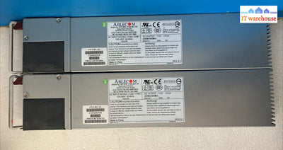 2x Supermicro Ablecom PWS-801-1R Redundant 800W Module Switching Power Supply ~