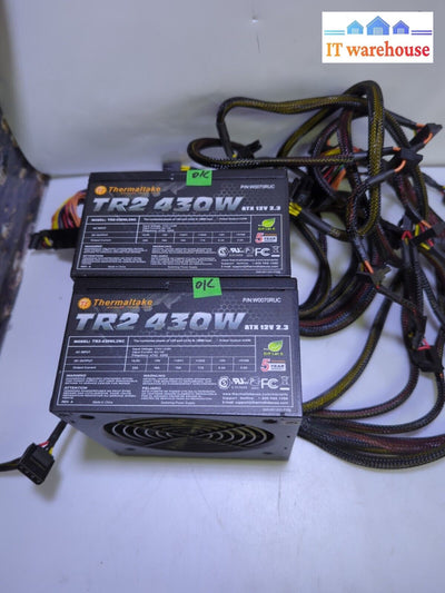 2X Thermaltake Tr2-430W 430Nl2Nc Power Supply 8 Pin(4 + 4) & 6Pin Pcie -
