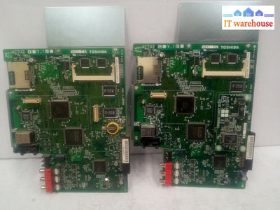 - 2x Toshiba Strata CTX CIX - ACTU2A V1L CTX 100 Main Central Processor Module