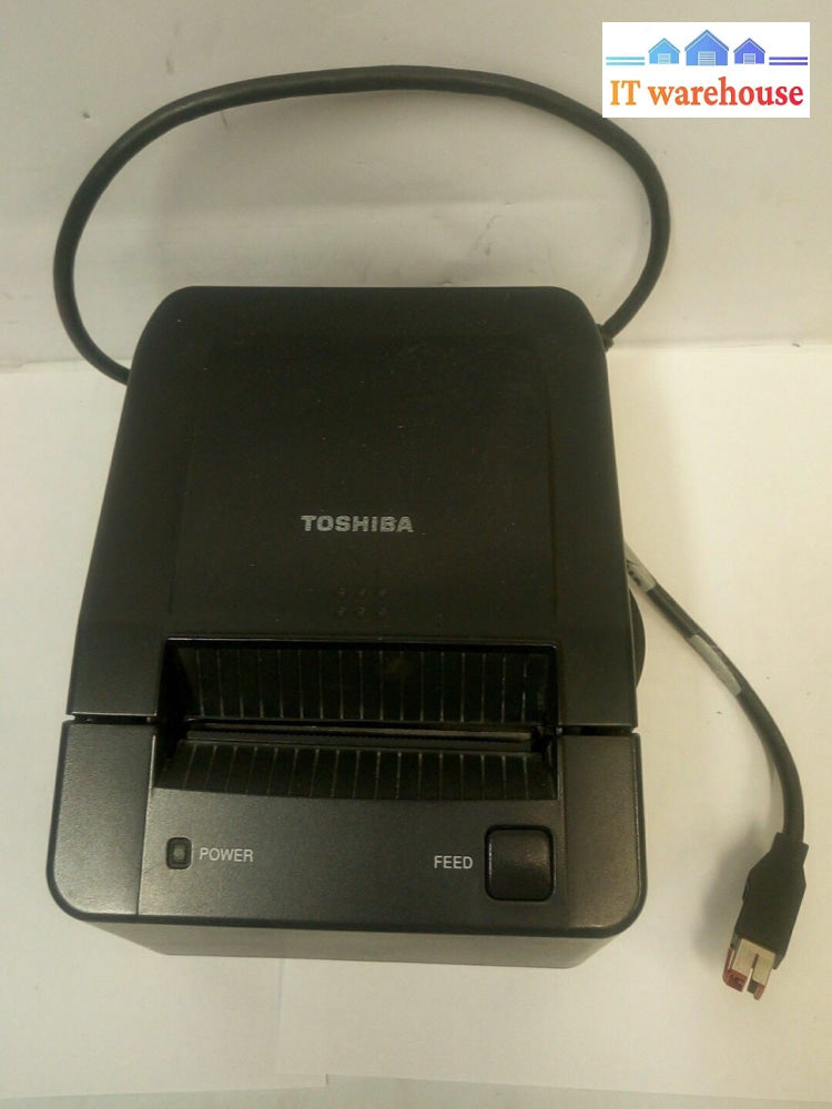 - 2x TOSHIBA TRST-A10-SC1-QM-R Printer (RS232/USB)  W/Power USB 2-IN-1 CABLE