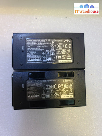 - 2X Ubiquiti Gp-A240-050G 24V 0.5A Poe Injector I. T. E. Power Supply
