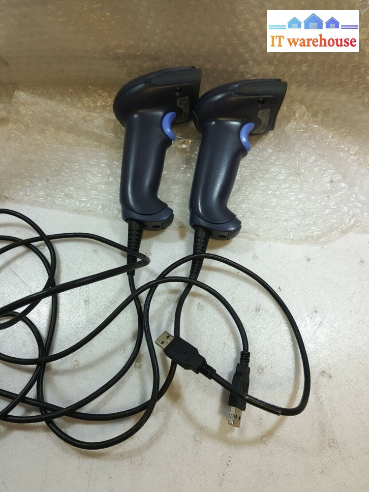 - 2x UNITECH MS837-U USB 1D LASER BARCODE SCANNERS TESTED