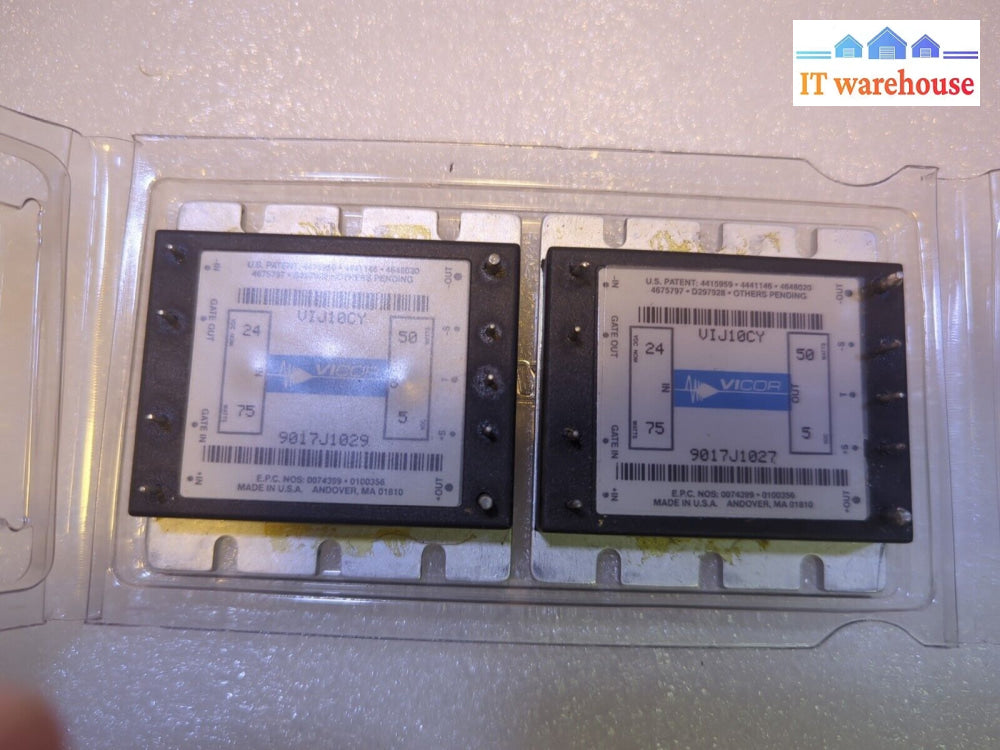 2X Vicor Vij10Cy Power Supply Module Tested -