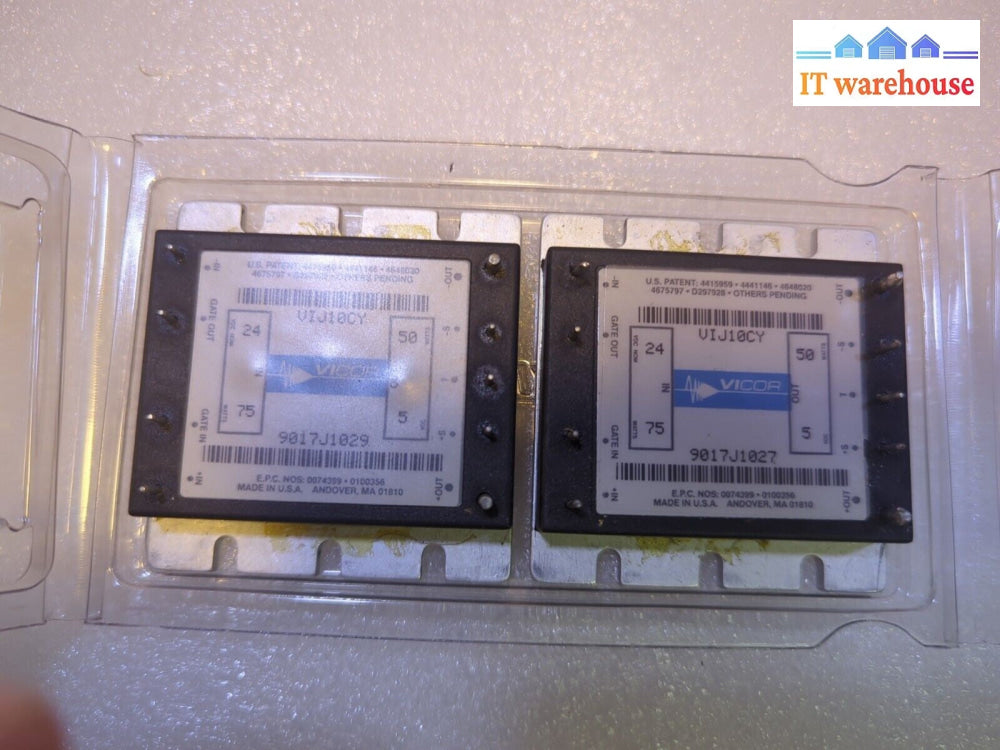 2x VICOR VIJ10CY power supply module tested -