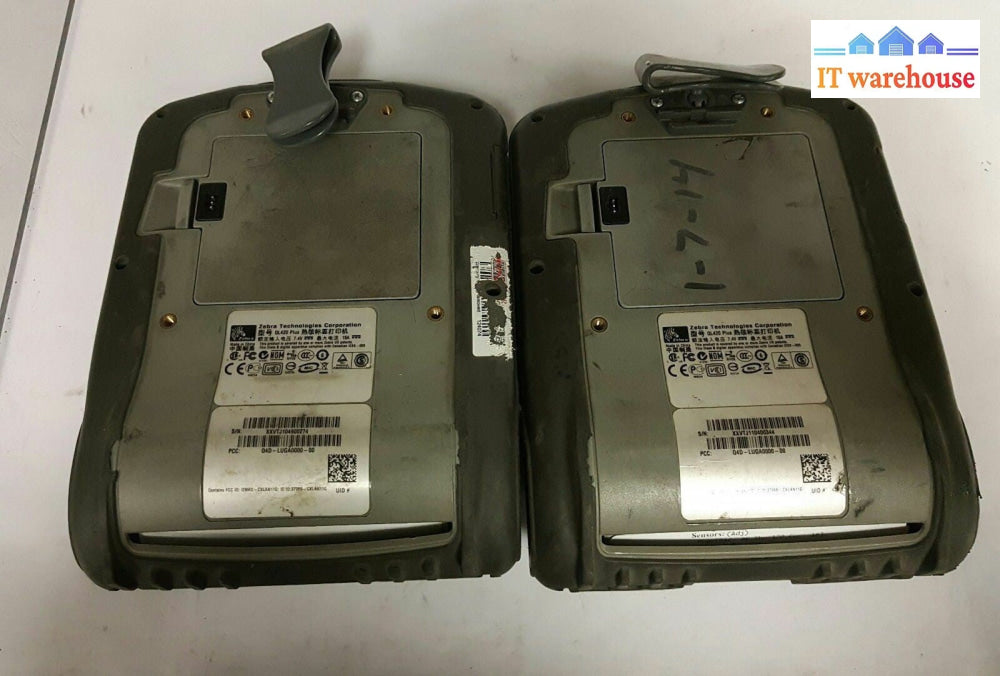 - 2x ZEBRA BARCODE PRINTER QL420 PLUS WITH BATTERY (AS IS)