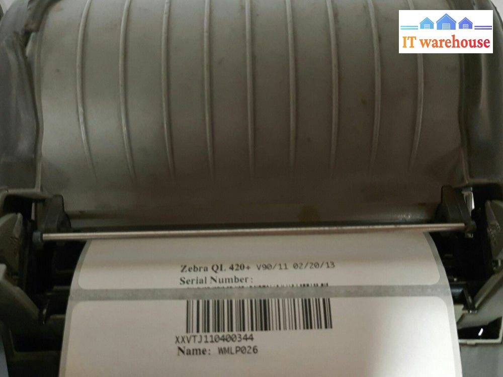 - 2x ZEBRA BARCODE PRINTER QL420 PLUS WITH BATTERY (AS IS)