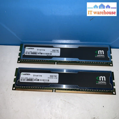 2X2GB = 4GB mushkin  Silverline  996768  PC3-106689-9-9-24 1.5V desktop memory