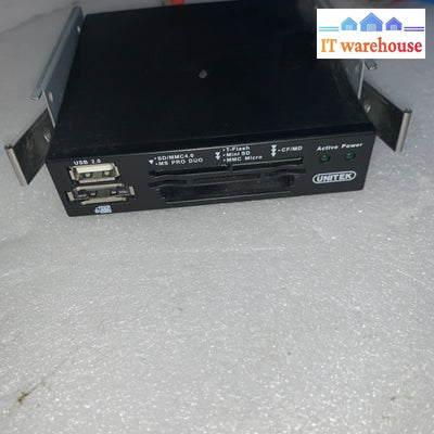 3.5" Unitech Multi Card Reader & Front I/O Audio USB 1394