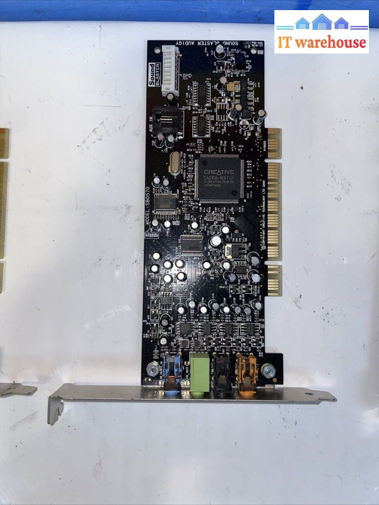 3×  Creative Labs Sound BLASTER SB0570  SB0410 SB0240 Sound card