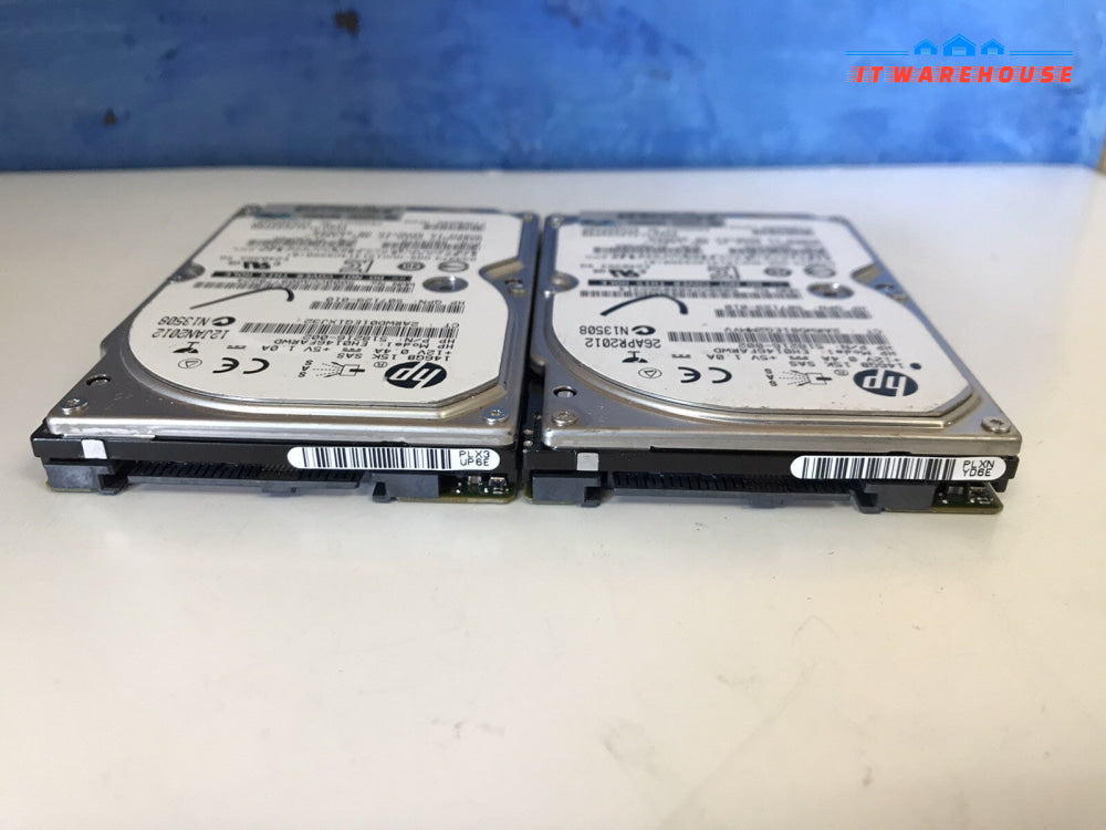 ~ 3×  HP EH0146FARWD 2.5” 146GB SAS HDD