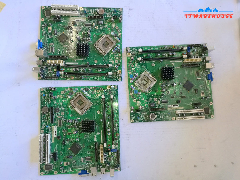 3 x  DELL DIMENSION 3100 E310 GENUINE MOTHERBOARD WJ770 JC474 CN-0JC474 0WJ770